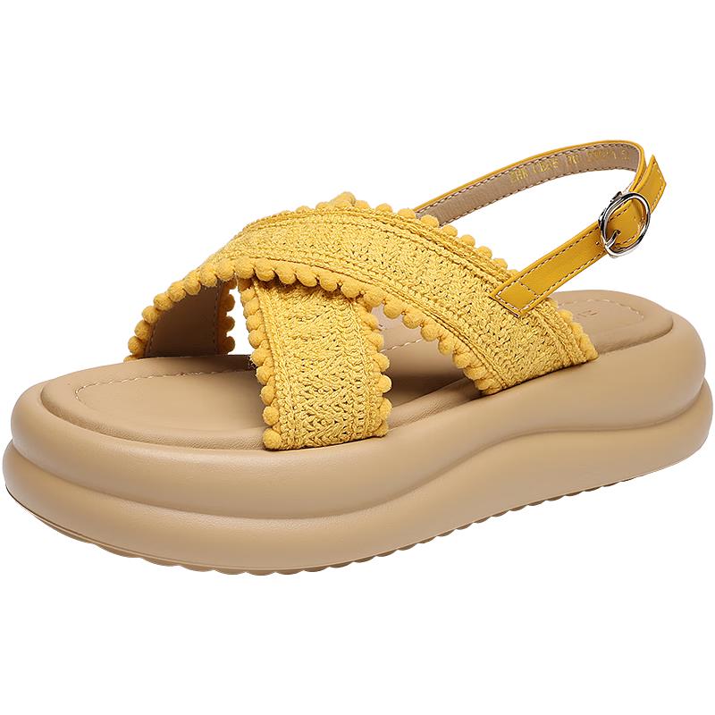 ZHR Women s Bohemian Platform Sandals CE85 37