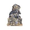 Resin Filled Natural Quartz Lion Figurine With Elegant Home Decor Gift For Adults