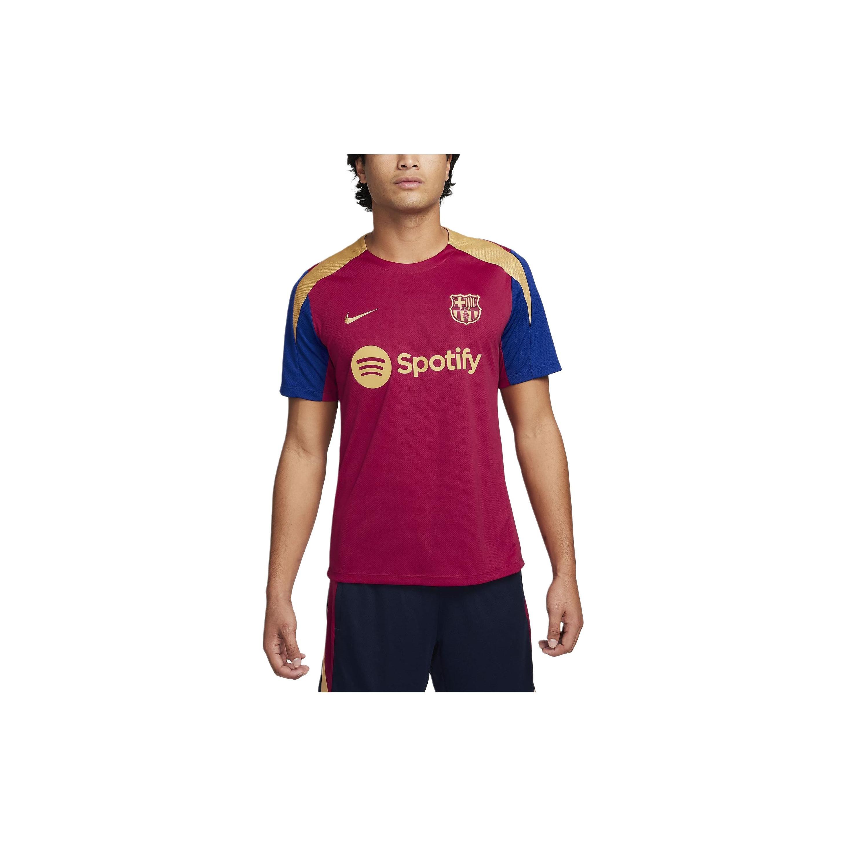 Nike FC Barcelona Dri-Fit Soccer Knit Top Red Men s FJ5439-621 M