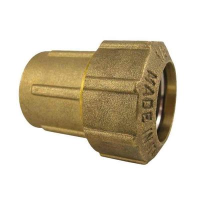 Brass PE Pipe Fitting Coupler IG 20x1/2"