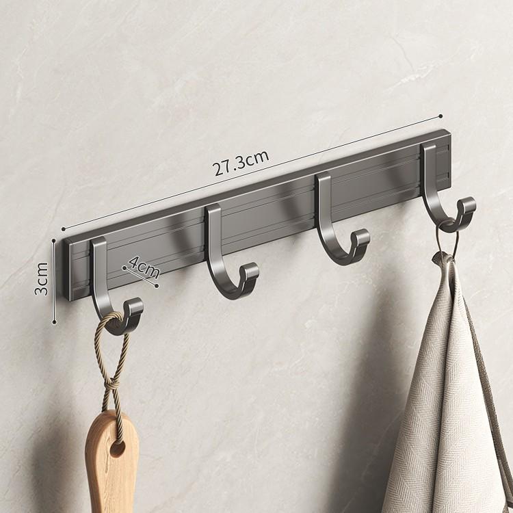 Heavy-Duty Adhesive Wall Hook for Bathroom & Kitchen
