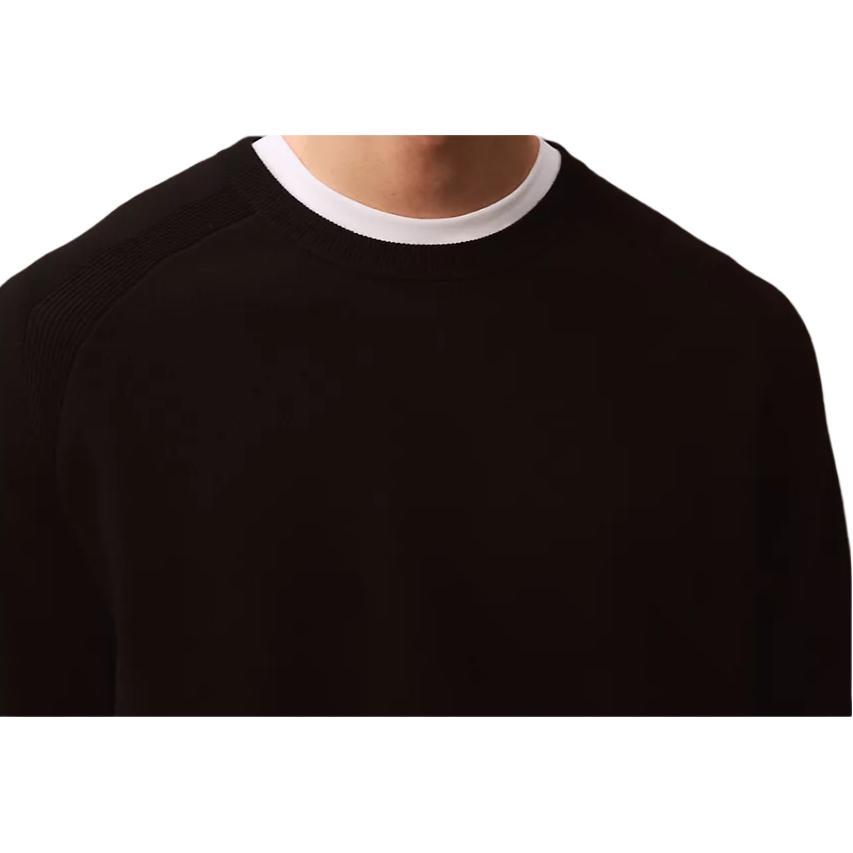Calvin Klein Comfortable Crew Neck Long Sleeve Pullover Sweater Men sweater Black 40BM347-001