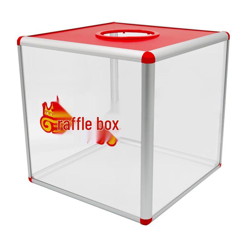 

Longchan Transparent Acrylic Raffle Box for Events