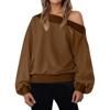 Women's Solid-color Fashionable Long-sleeved Top