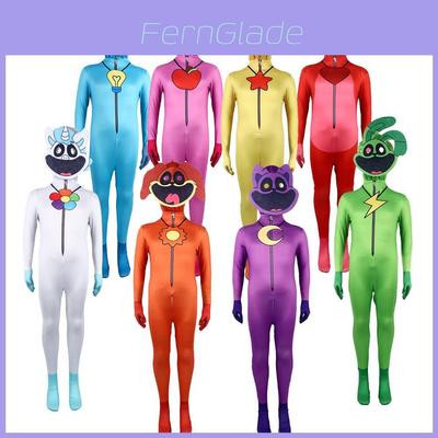 Poppy Playtime Performance Suit Tight Fit Jumpsuit Character Set For Vibrant Role Playing Events