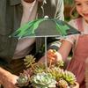 Small Garden Plant Umbrella Shade Flower Pot Plant Sunshade UV Protection Cover Outdoor Succulents Bonsai Sunshade for Backyard