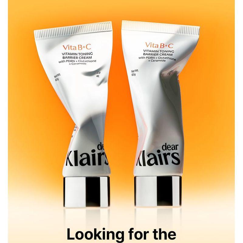 dear, klairs Vitamin Toning Barrier Cream