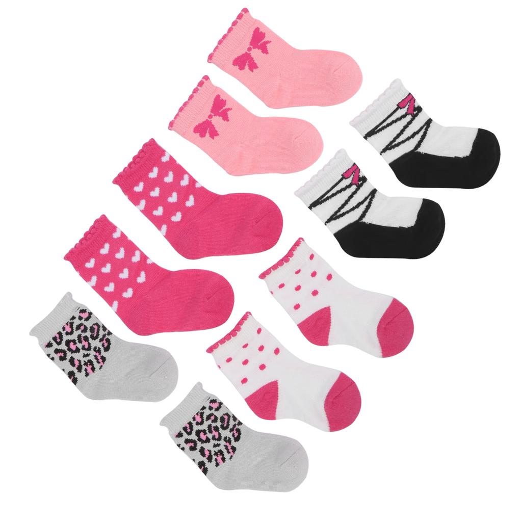 5 Pairs Baby Girl Cotton Socks AntiSlip Soft Infant Kids Socks for 01 Year Old Baby