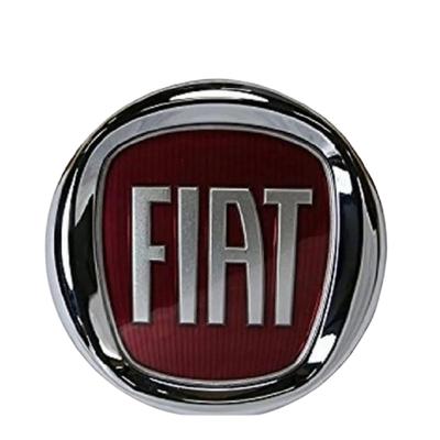 Bagagemärke vinrött fyrkantigt 120 mm för Fiat Doblo Mk3 Ducato Mk3 Scudo OEM 735456781