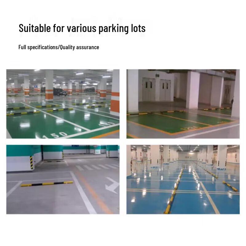 Heavy-Duty Steel Pipe Parking Wheel Stopper