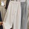 Quick-Dry Korean Style Women's Balloon Harem Pants - Cropped Wide-Leg Summer Fashion