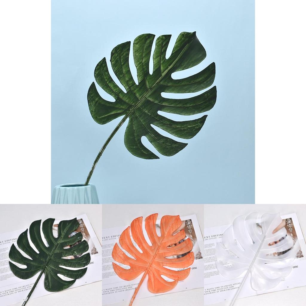 Artificial Monstera Deliciosa Liebm Leaf For Wedding Arrangement Home Office Hotel Decor Photography Accessory