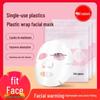 100-Piece Disposable PE Face Mask Cling Film Sheets