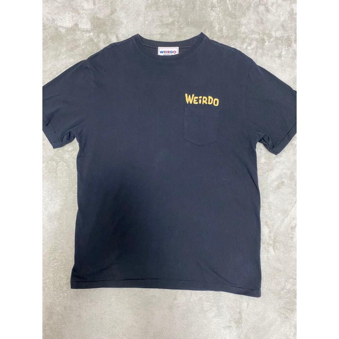 WEiRDO Black T-shirt L size with pocket