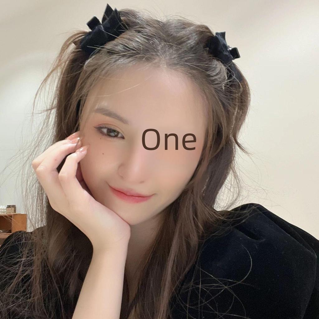 Wang Xinling Velvet Bow Hair Clip - Autumn/Winter Princess Style Hair Accessory