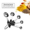 10PCS  Stainless Steel    Spoons Cups Multi color Baking Tools 10PCS