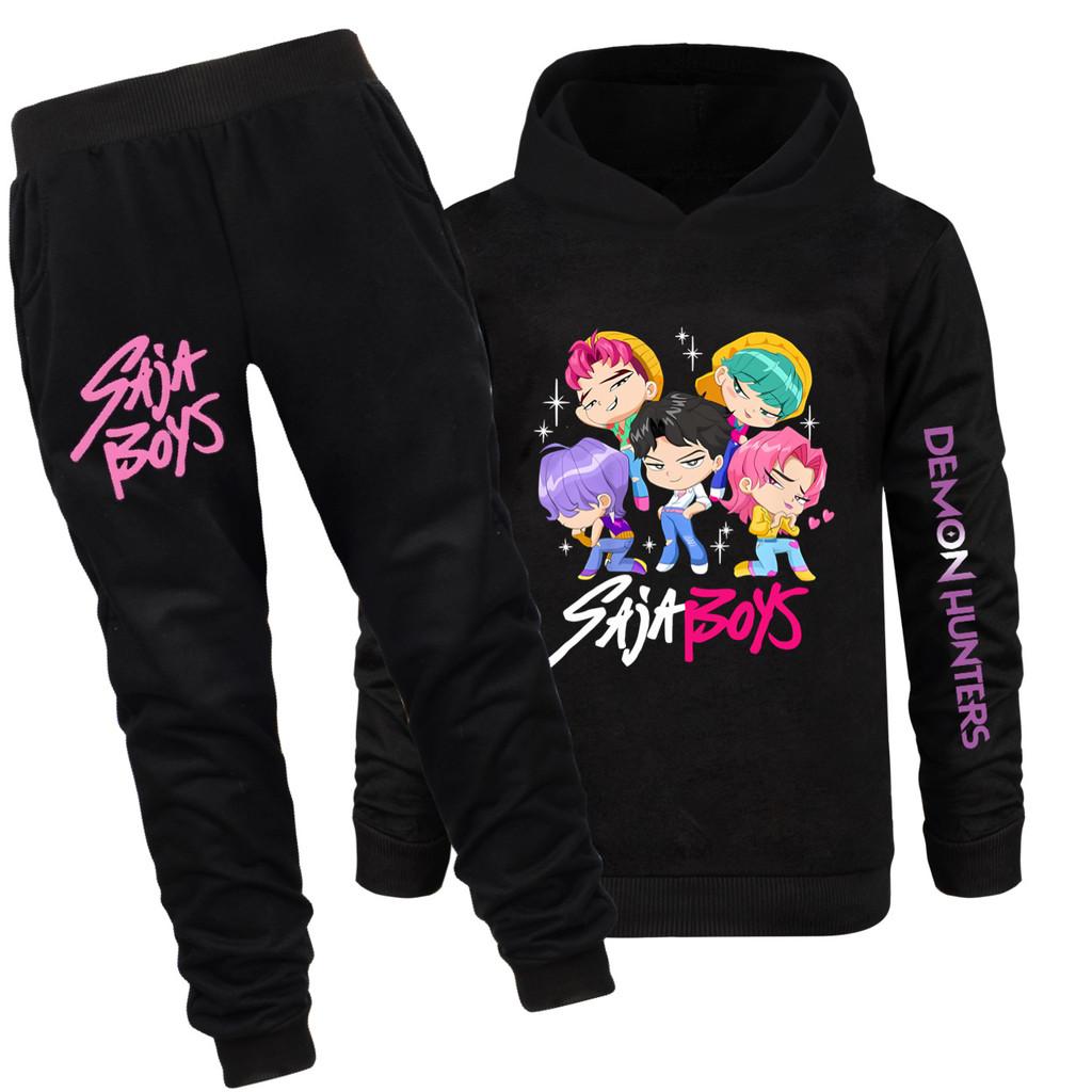 4988x Kids Girls Rumi Zoey Mira Print Hoodies Pants Trouser Clothes Set