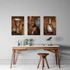 NutArtPic Ancient African Wall Art Canvas Tribal Vase Drum Painting Pictures Trditional Ethnic Africa Artwork Prints