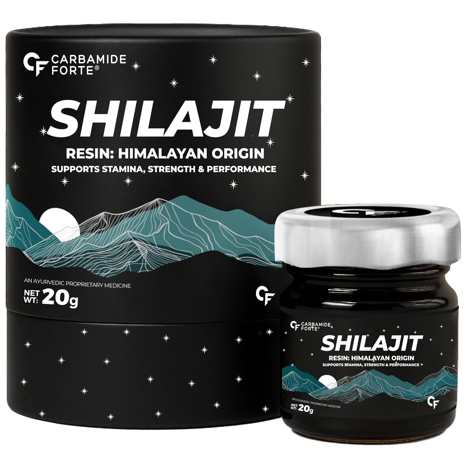 

Carbamide Forte Shilajit Resin for Men with Fulvic Acid and Trace Minerals 20g Original Ayurvedic Resin