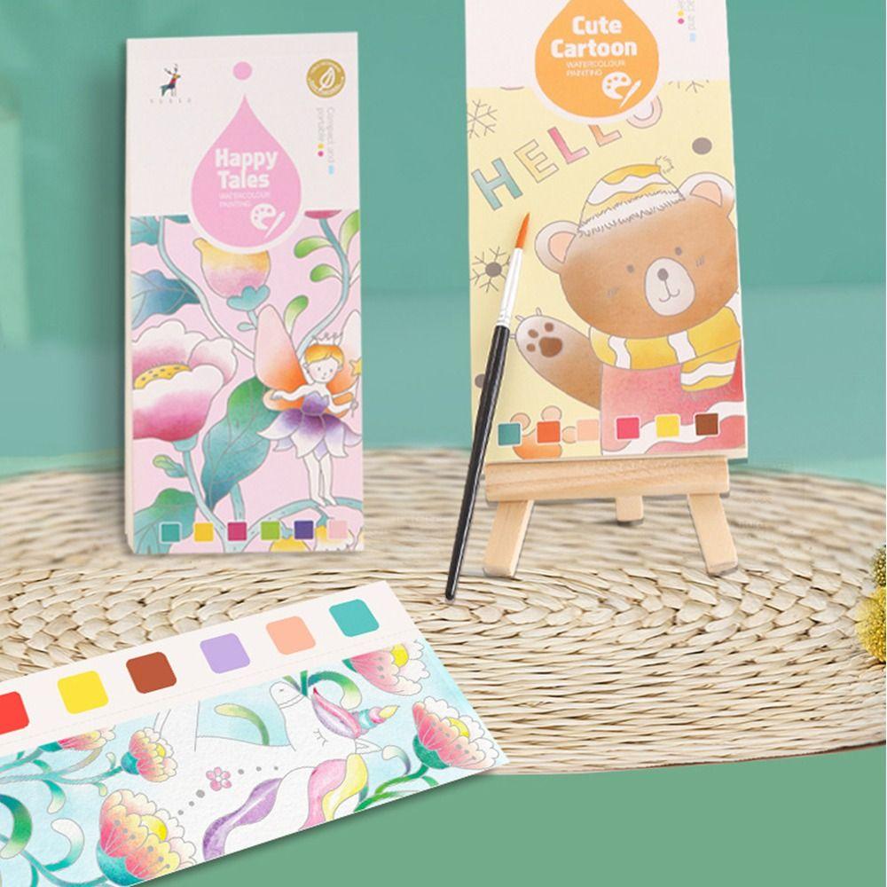 

Граффити Иллюстрированная книга Карманная Акварельная Живописная Книга Раскраска Акварельная Живописная Книга Картина Игрушка