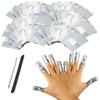 50/100/200Pcs Nail Polish Remover Foils Wraps Soak Off Gel Removal Cotton Pads
