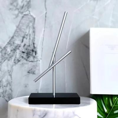 Instrumento de Movimiento Perpetuo Péndulo de Newton Máquina Permanente Decoración Regalo de Negocio Creativo de Gama Alta Hogar Antigravedad