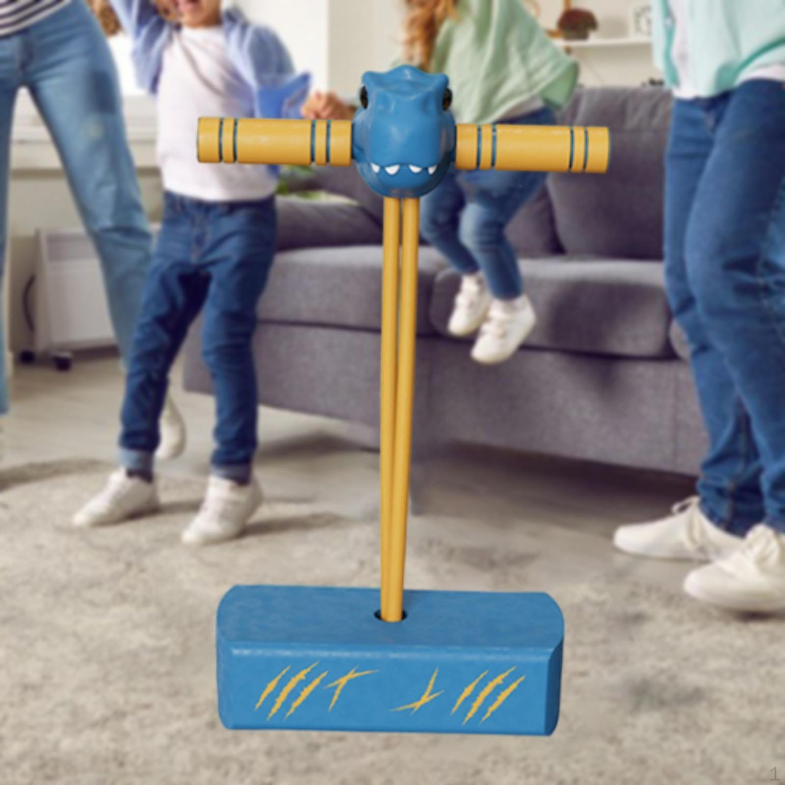 

Прыгающая игрушка Pogo Jump с высокой палкой для детской площадки, детского сада, тренировки тела синий