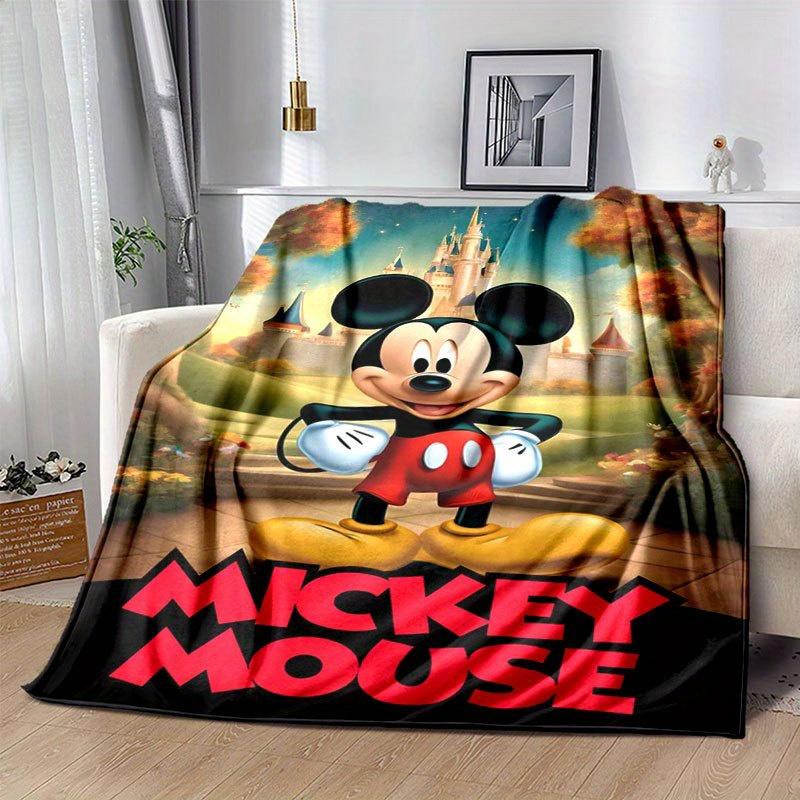 Coperta Cartone Animato di Topolino e Minnie: Adorabile, Caldo e Perfetto per la Decorazione della Casa Soggiorno, Viaggio e Tutte le Stagioni Decorazione Natalizia