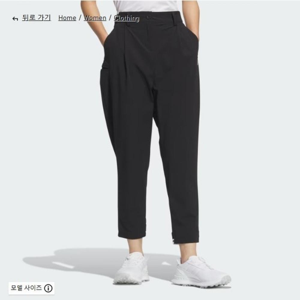 

Adidas Golf Ladies Lightweight Stretch Cargo Ankle Pants Jg1389 Black/S(68)