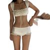 European & American Fashion Solid Color Bikini Two-Piece Women’s Swimsuit - 2025 Collection