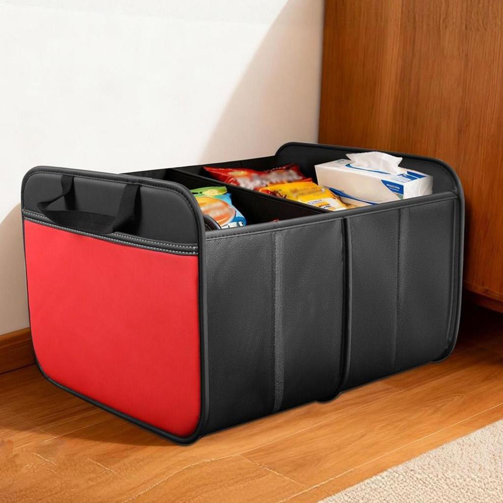 Trunk Organizer For SUV Foldable Waterproof Large Capacity Large Cargo Car Storage Organizer For Truck RV Sedan Automotive Home