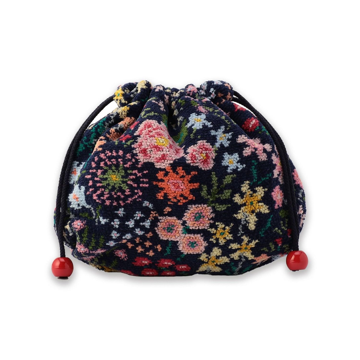 

Drawstring bag Ihanakukka Navy [Feiler] [1H0424121310980] IHK-241310 Women s