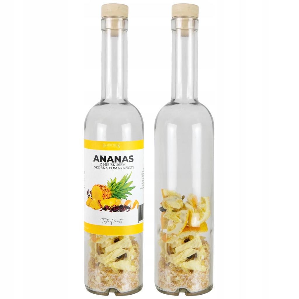 Butelka 500Ml Z Owocami Własna Nalewka Ananas - Zrób To Sam