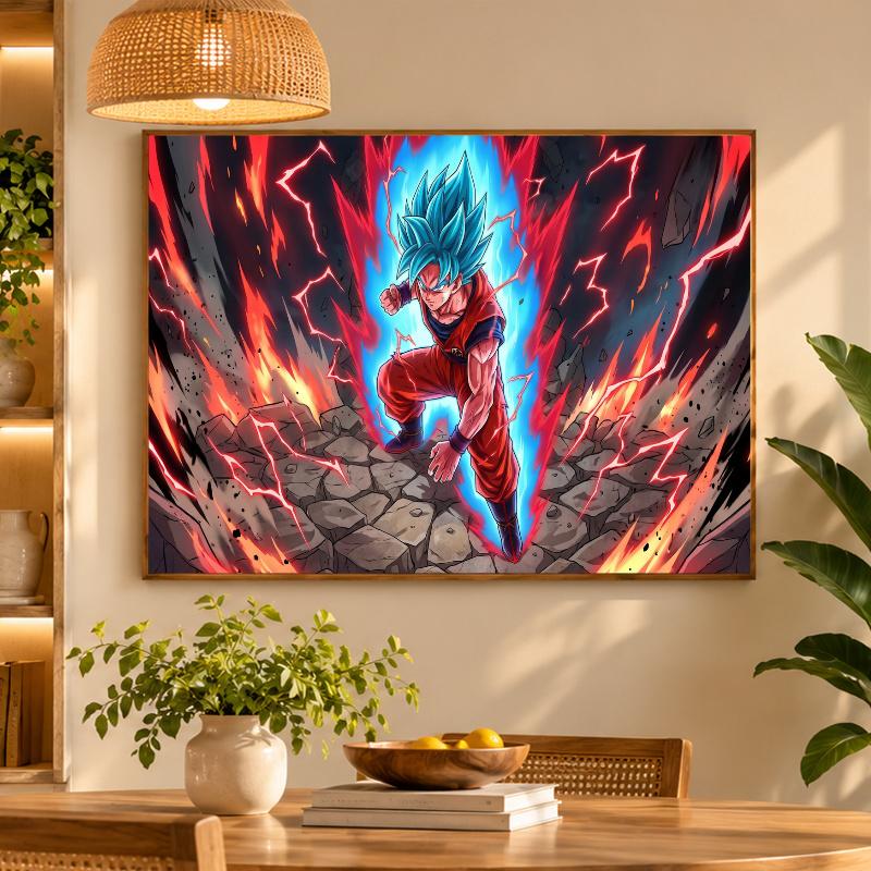 5D Diamond Painting Gogeta DIY Full Drill Diamond Art Kit Home Decoration