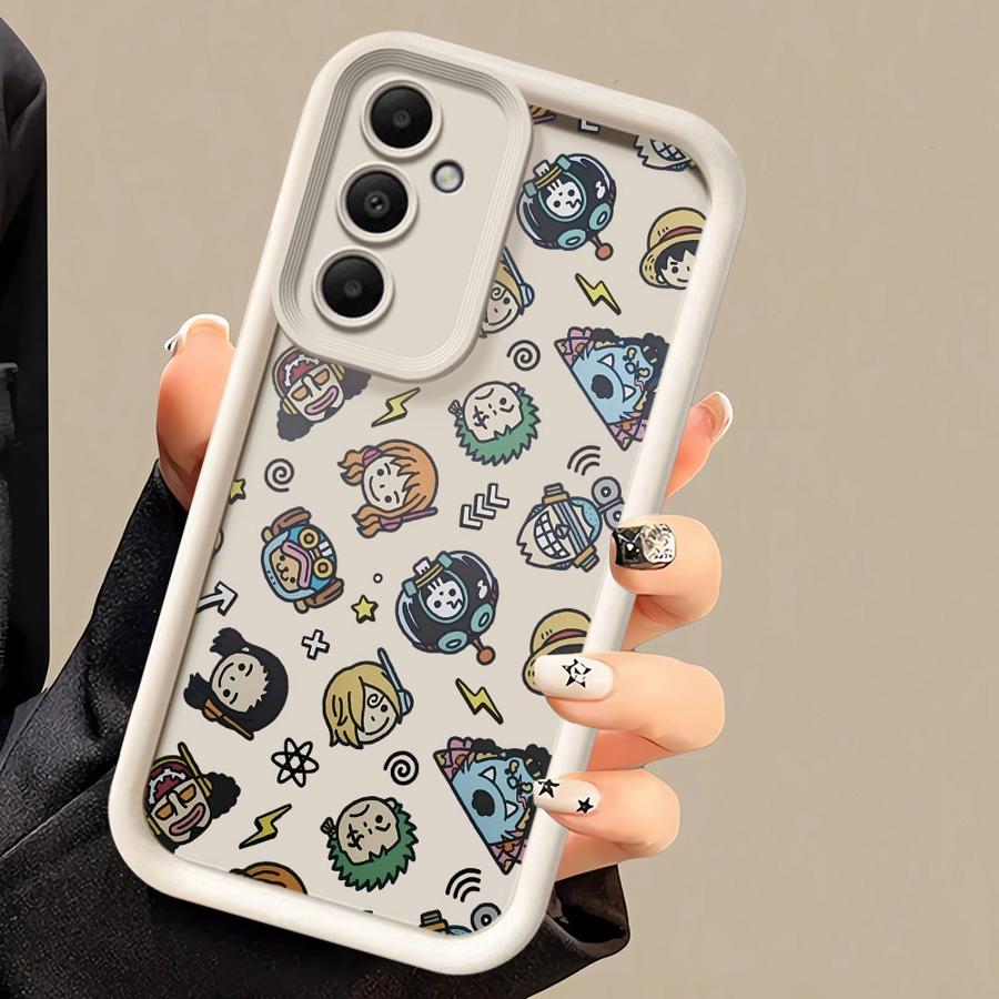 

Cute Cartoon One Piece Phone Case for Samsung Galaxy A52 A72 A71 A06 A55 A54 A51 A15 A53 A35 A73 A25 Soft Cover Galaxy A54