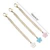 3Pcs Tumbler Cup Handle Charm Flower Chain Pendants Bottle Identification Charm