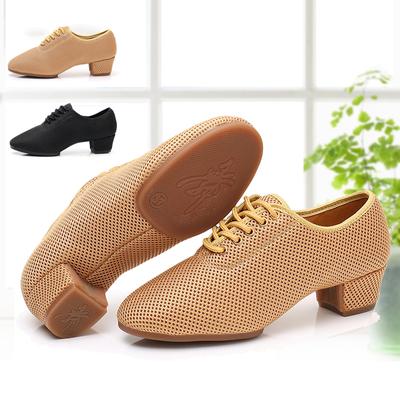 Mesh Dance Shoes Latin Samba Shoe for Women's Ballroom Modern Tango Jazz Practise Shoes