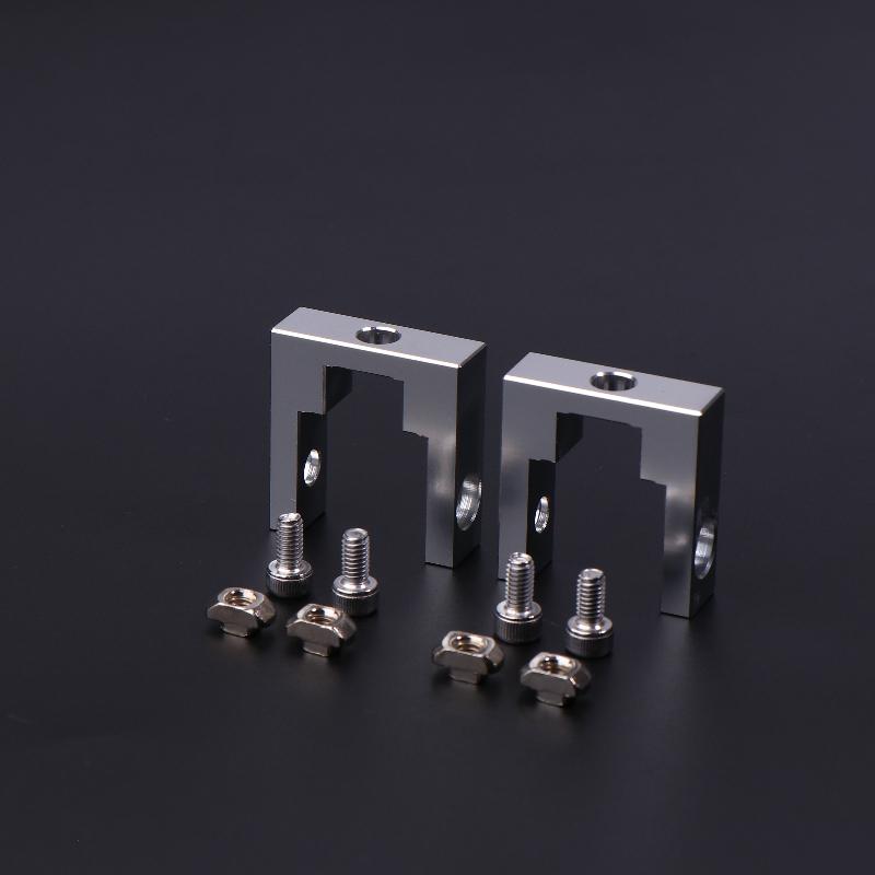 1/2Sets 2020 2040 Aluminum Alloy Profile Ender3 3D Printer Parts For MGN12 Linear Guide Rail Fixed Block