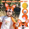 Cartoon Animal Party Kids Hat Children's Day Stage Performance Props Zoo Carnival Felt Hat Zodiac Rabbit Mouse Headdress
