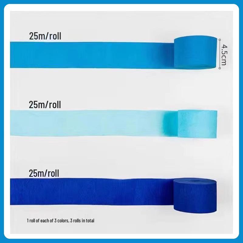 Bunte Luftballon-Quasten & Krepppapier-Bänder für Geburtstags- & Kindergarten-Dekorationen