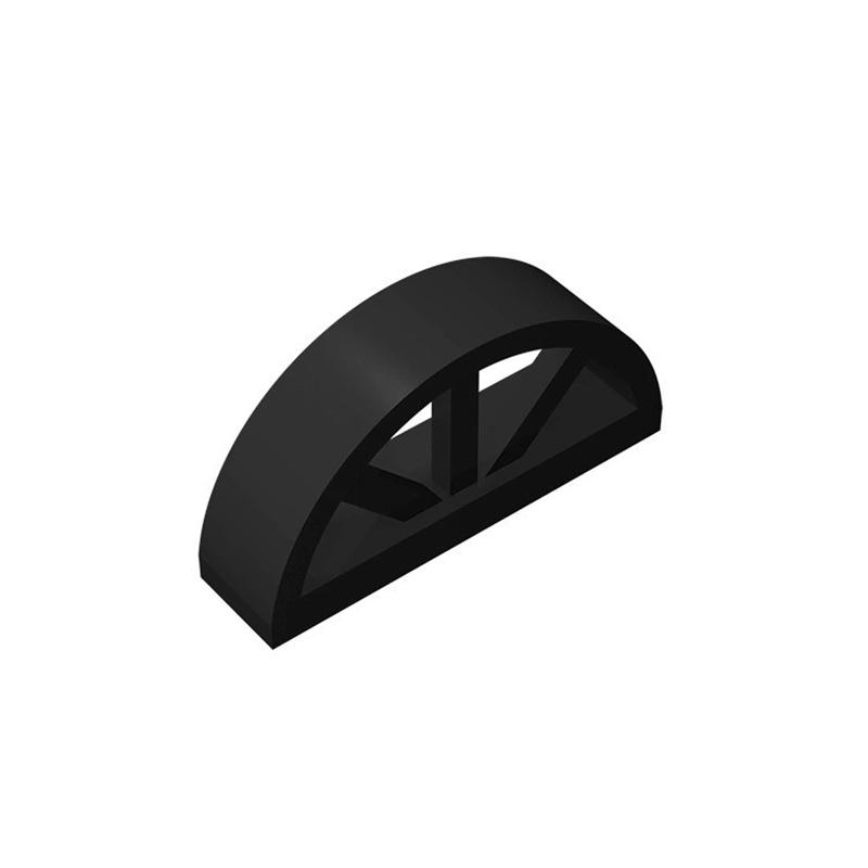 

50pcs 20309 Window 1x4x1 Building Blocks Kit 2/3 With Spoked Rounded Particle Educational Toys Children Birthday Kid Gifts 50pcs чорний