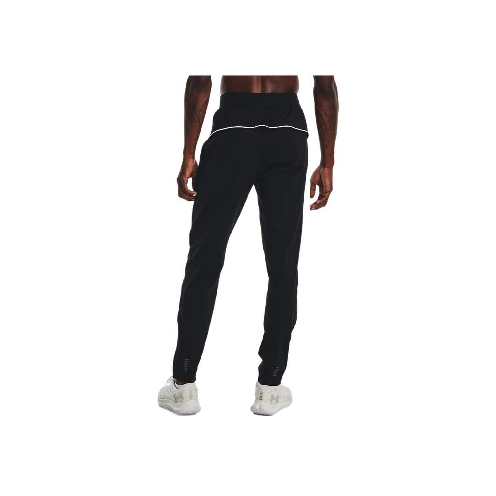 Under Armour Solid Color Tapered Casual Pants Men Bottoms Black 1373665-001