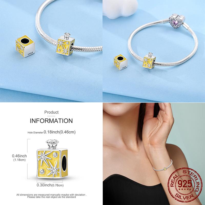 New Copper Perfume Beads Cute Girls Charms Fit Original Bracelet For Woman Jewelry Making