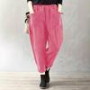 In Stock! Women's 2026 Autumn/Winter Elastic Waist Corduroy Loose Pants