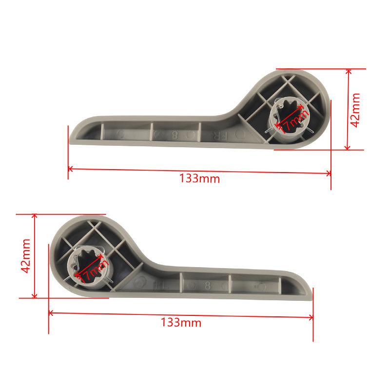 Gray Seat Recliner Handle Lever Seat Back Adjustment for GMC Sierra Yukon 2007-2013 for Chevrolet Silverado Avalanche 2007-2013