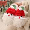 Cixi Cotton Slippers Women's Autumn and Winter New Cute Santa Claus Indoor Home Warm Plush Slippers