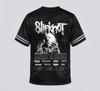 SlipknotRock Sicest Stadium Tour 2027 Datum turné Merch Fotbalový dres Grunge kapela Sestava Celoplošný potisk Tričko Unisex Sportovní oblečení