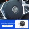 2026 Hot 1PC Car Steering Wheel Logo Emblem Aluminum Sticker For BMW M3 M4 M5 G42 G30 G20 E39 E36 E87 E53 F44 F07 F34 G15 G16 G23 G22 F30 Jdsg40