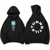 TORNACQUISTO MAI ABBASTANZA FELPA DA PALCO Hip Hop Unisex Streetwear Manica Lunga Pullover Casual con Cappuccio Stampa Grafica Merch Sudaderas