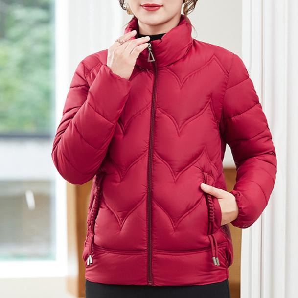 Women's Cotton Coat Parker Winter Jacket  New Short Stand Collar Keep Warm Fashion Outerwear Top